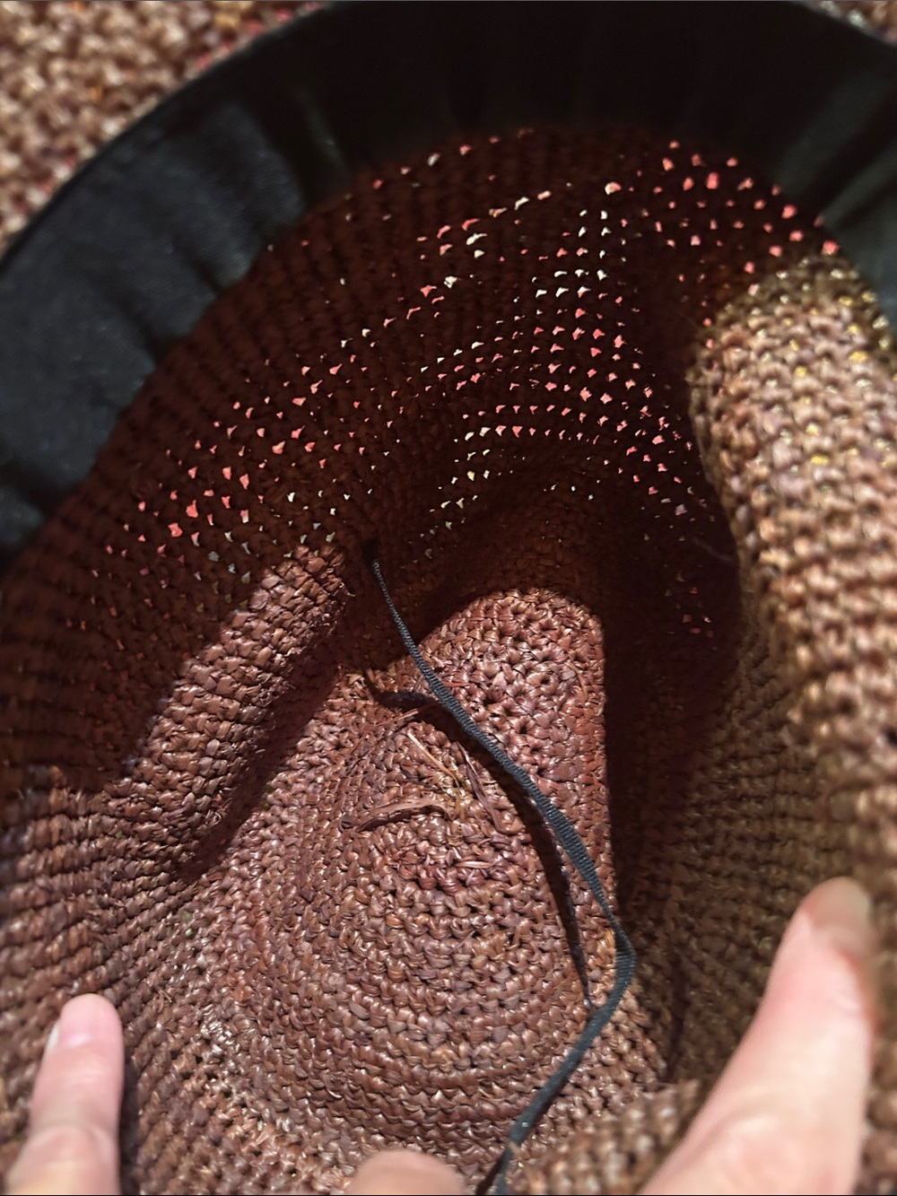 Monday Swimwear Exuma Raffia Brown Straw Hat - Picture 10 of 10